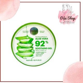 [Nhập khẩu] GEL LÔ HỘI NATURE REPUBLIC SOOTHING & MOISTURE ALOE 92%