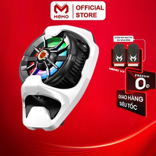  Quạt tản nhiệt live stream MEMO DL22 sò lạnh thế hệ mới giảm âm độ C ổn định điện thoại tăng FPS chơi game liên quân FF 