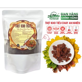 Thực phẩm chay, thịt kho tiêu chay an nhiên 200g, dinh dưỡng thuần chay.
