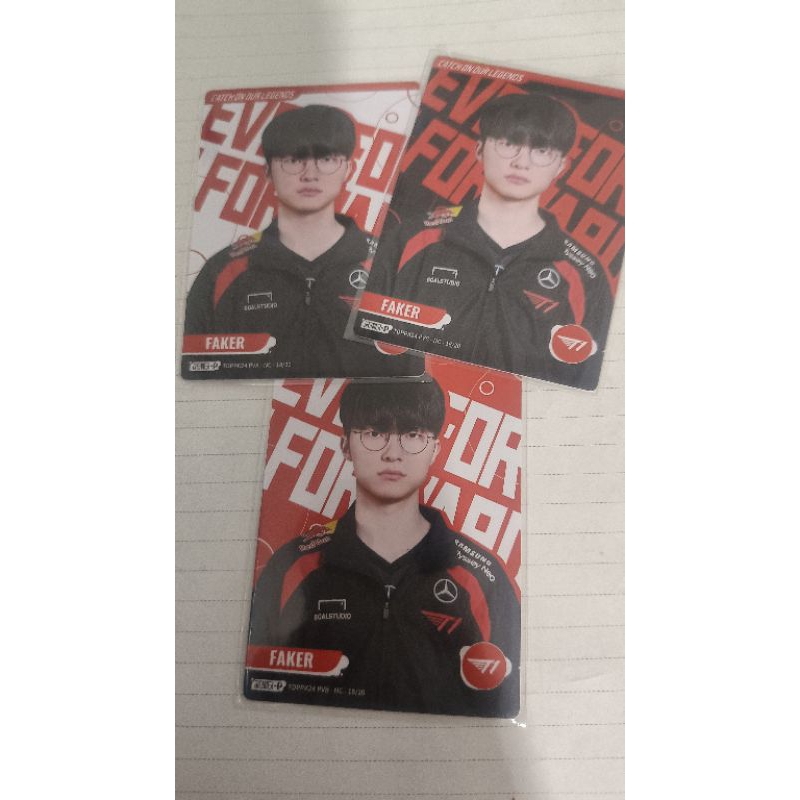 thẻ ảnh photocard buffun t1 faker chính hãng