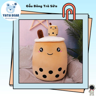 Gấu bông trà sữa baby mini -gối ôm trà sữa mini siêu dễ thương