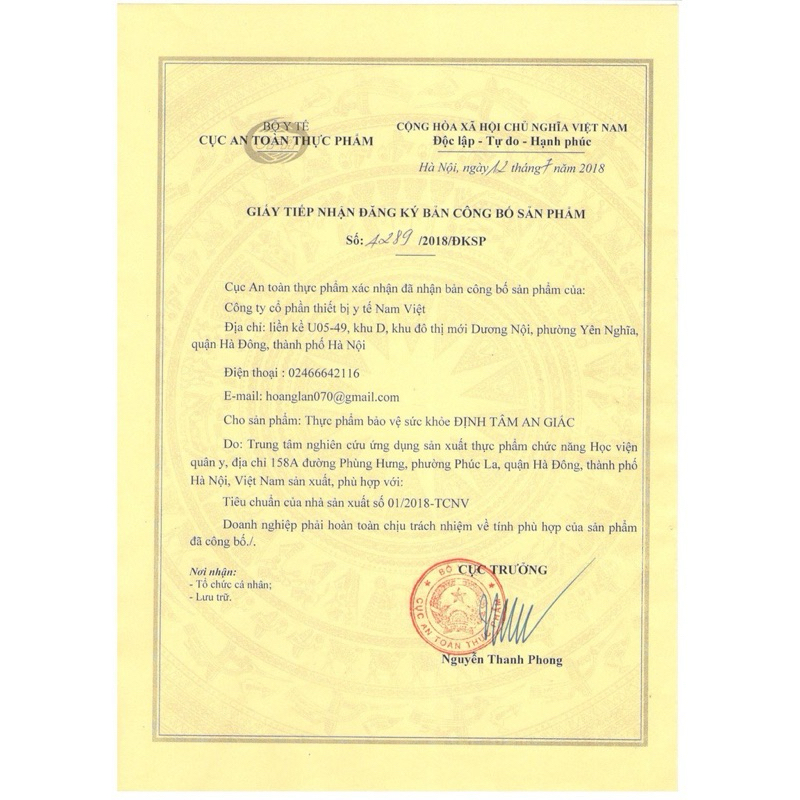 Thanh lý vỏ hơi móp do vận chuyển Định tâm an giấc giúp ngủ ngon giấc hạn 2027