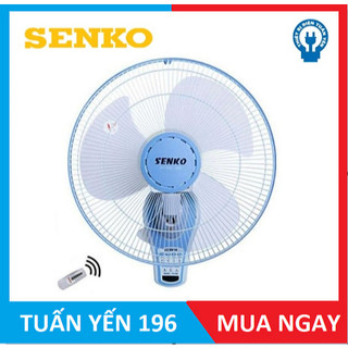 [Ship Hoả Tốc] Quạt Treo Tường SENKO (có remote ) TR1683 Bảo hành 24 tháng