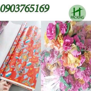 Hoa giấy trang trí heo quay cúng