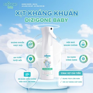 Xịt kháng khuẩn DIZIGONE Baby 300ml - Vệ sinh tay chân, đồ chơi, đồ dùng; phòng bệnh & bảo vệ bé