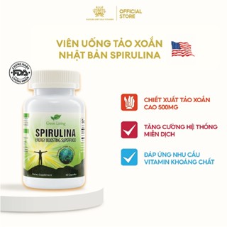 [Nhận quà hấp dẫn] Viên uống Tảo xoắn Nhật Bản Spirulina giúp tăng cường sức khỏe và nâng cao sức đề kháng