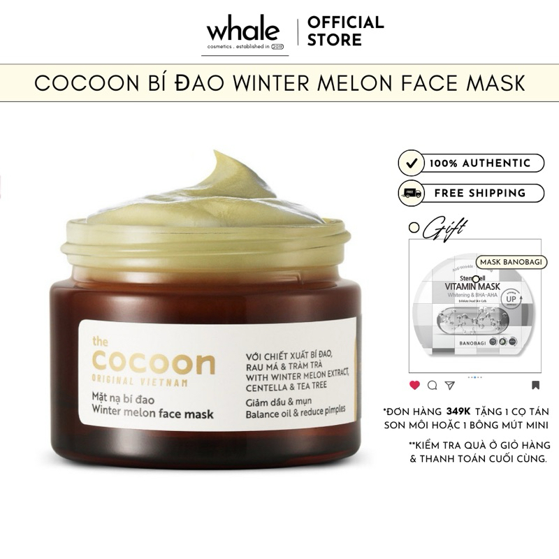 Mặt Nạ Cocoon Bí Đao Winter Melon Face Mask 30ml