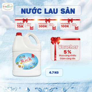 Nước lau sàn rick chai 4.7kg