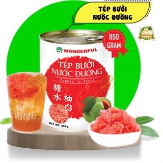 Topping Tép Bưởi Nước Đường Nguyên Liệu Trà Sữa Giá Sỉ WONDERFUL Đóng Lon Đài Loan LUCKY VN STAR