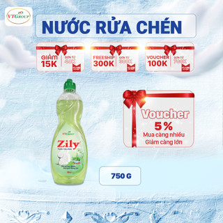 Nước rửa chén zily chai 750g