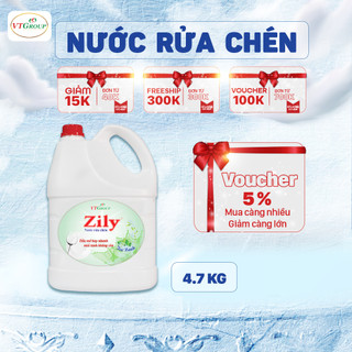 Nước rửa chén zily chai 4.7kg