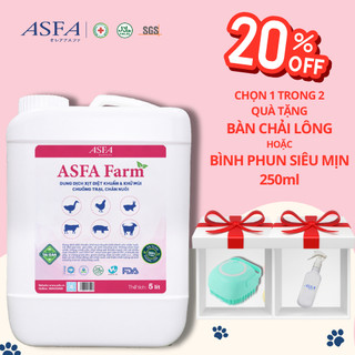 Dung Dịch Vệ Sinh, Diệt Khuẩn, Khử Mùi Chuồng Trại, Chăn Nuôi ASFA FARM 5 lít