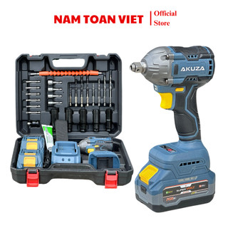 Máy siết bulong akuza b350-01 full phụ kiện như hình