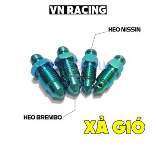 Ốc xả gió heo dầu titan GR5 gắn heo Nissin, Brem gắn cho nhiều dòng xe