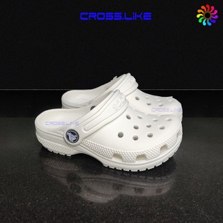 Sục nhựa cho bé CROSS Kid's Classic Clog, sục nhựa trẻ em đúc nguyên khối có quai hậu, êm bền, tặng jibbizt siêu cute