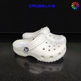 Sục nhựa cho bé CROSS Kid's Classic Clog, sục nhựa trẻ em đúc nguyên khối có quai hậu, êm bền, tặng jibbizt siêu cute