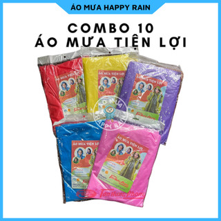 (Combo 10 Áo) Áo Mưa Tiện Lợi, Áo Mưa Du Lịch Loại Tốt