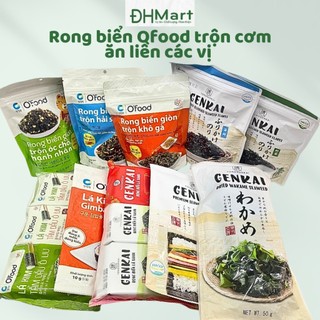 Rong biển trộn cơm Ofood/ Rong biển rắc cơm ăn liền Ofood vị truyền thống, khô gà, hải sản, óc chó 30g