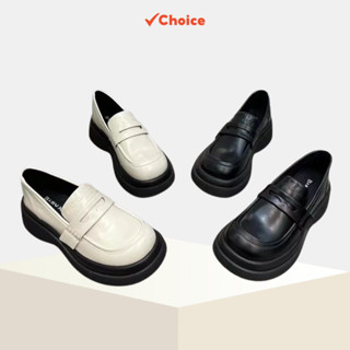 Giày búp bê nữ Choice QV 54 mũi vuông chất da mềm phong cách Lolita
