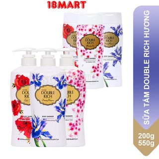 Sữa tắm double rich hương hoa chiết xuất từ thiên nhiên body shower 200g / 550g