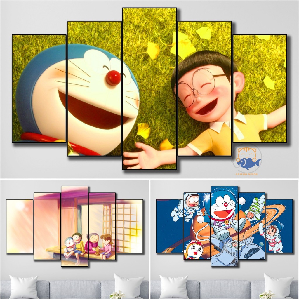 Tranh Dán Tường Formex 5mm - DORAEMON - Decor Anime