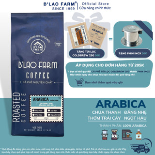 Cà phê Arabica cầu đất B'LAO FARM cà phê nguyên chất rang mộc dành cho Cold Brew - pha phin và pha máy thơm ngọt hậu C5