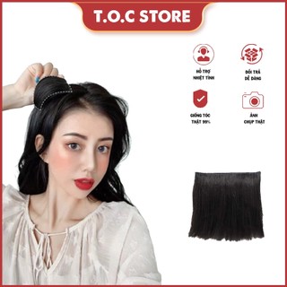 Tóc kẹp phồng chân tóc kẹp phím 2 bên siêu hot 10 cm