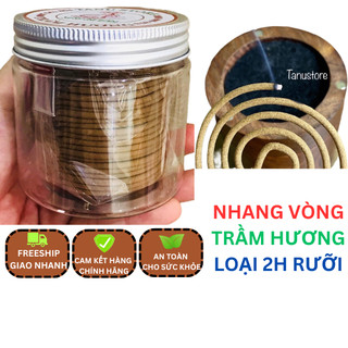 NHANG VÒNG TRẦM HƯƠNG LOẠI 2H RƯỠI- MÙI THƠM DỊU NGỌT- TANUSTORE