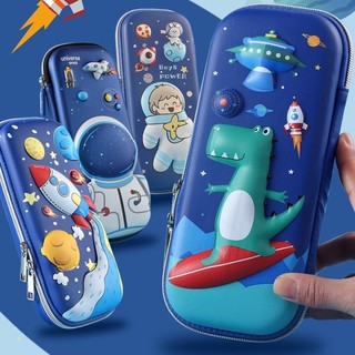Hộp bút 3D ,Hộp mắt kính Vải Họa Tiết In Nổi 3D Chống Thấm Nước Nhiều Mẫu cho bé trai và bé gái