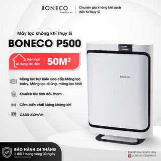Máy Lọc Không Khí Cao Cấp BONECO P500, Khử Mùi, Diệt Khuẩn, Lọc Bụi, Khuếch Tán Tinh Dầu, <67m2