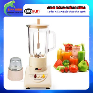 Máy xay sinh tố bigsun bb-179 cối thủy tinh 1.25 lít - hàng chính hãng