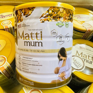Sữa hạt lợi sữa Matti Mum 100% đạm thực vật cho mẹ sau sinh - Hộp 650g ( Chính hãng) hàng mới về