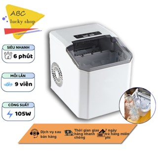 Máy làm đá viên mini  Máy làm đá tại nhà 6 phút, Tủ lạnh đá mini, Máy làm đá tức thì