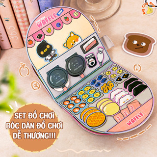 [RẺ VÔ ĐỐI] Set Đồ Chơi Bóc Dán Món Ăn Dễ Thương Cho Bé Bigcitybuy