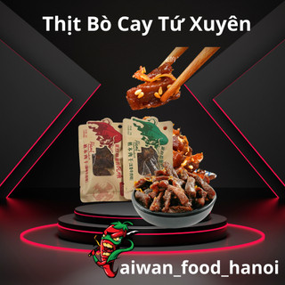 Thịt Bò Khô Trùng Khánh Tẩm Vị Siêu Ngon - Thịt Bò Khô Cay - Gói 28G - taiwan_food_hanoi