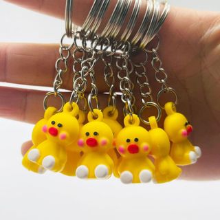 (Butgiasi) Móc Khóa Vịt Má Hồng Nhỏ 2.5Cm Giá Sỉ