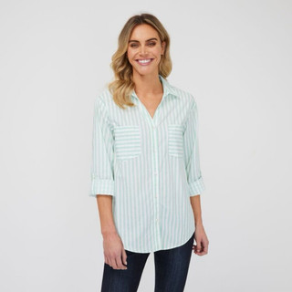 Áo somi poplin kẻ dáng oversize cực mát dư xịn TQXK