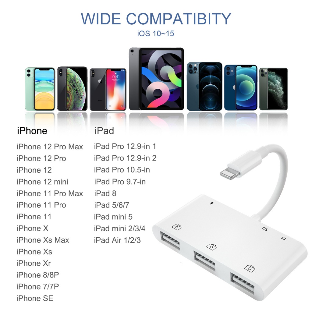 FEINODI, bộ chuyển đổiOTG, bộ chuyển đổi giắc cắm sáu trong một | BigBuy360 - bigbuy360.vn