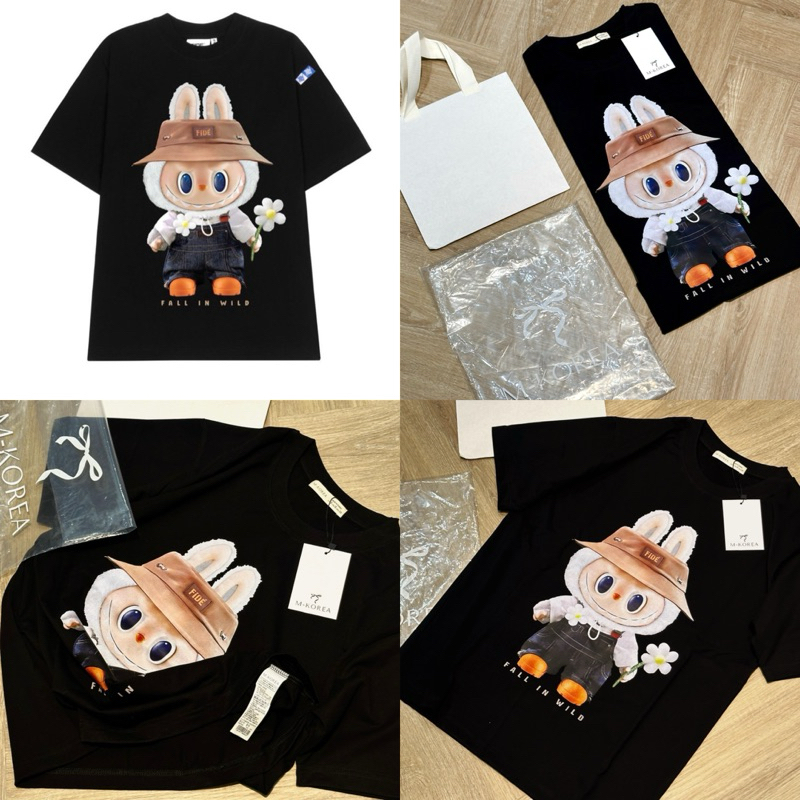 (Sẵn hoả tốc) Áo thun phông trắng lububu new hàn quốc