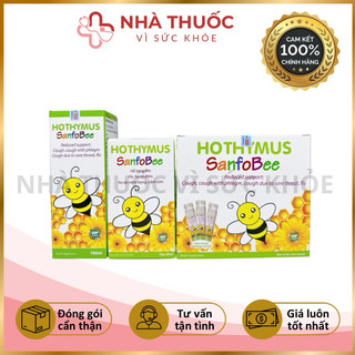 ✅ Siro Hothymus SanfoBee, hỗ trợ giảm ho do viêm họng, ho khan, ho có đờm, ho do thay đổi thời tiết