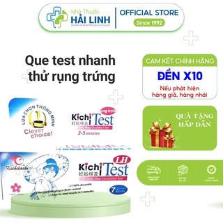  Que thử rụng trứng LH Kichi Test ⚡ Chính xác ⚡ Giúp bạn có kế hoạch sinh con hiệu quả 