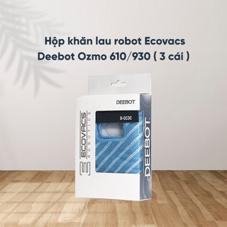 [Mã ELHA22 giảm 6% đơn 300K] Hộp khăn lau robot Ecovacs Deebot ozmo 610/930(3 cái) _ Hàng Chính Hãng