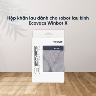 Hộp khăn lau kính robot Ecovacs Winbot X (2 cái/Hộp) - Hàng Chính Hãng