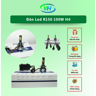 Đèn Led R150 100W H4 Lắp Cho Oto Xe Máy Hàng Chính Hãng BH 12 Tháng