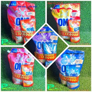Nước giặt OMO MATIC cửa trước & trên túi 3,6 kg KẸP KM