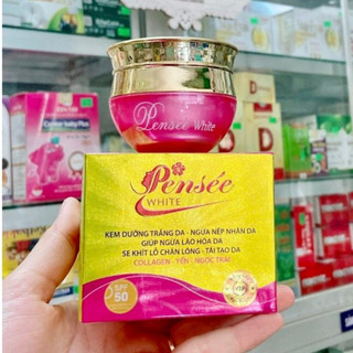 Kem PENSEE WHITE giúp dưỡng trắng, ngăn ngừa nếp nhăn, se khít lỗ chân lông, tái tạo da, Hộp 25g
