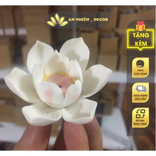Đế cắm nhang hình hoa sen - gốm sứ cao cấp siêu đẹp - trang trí và đốt nhang trầm