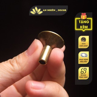 Đế Trụ Đồng Đặt NụTrầm Hương (Phụ kiện Trầm Hương)