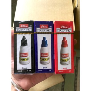Mực dấu Shiny - Mực dấu liền mực hàng chính hãng Shiny Xanh - Đỏ - Đen