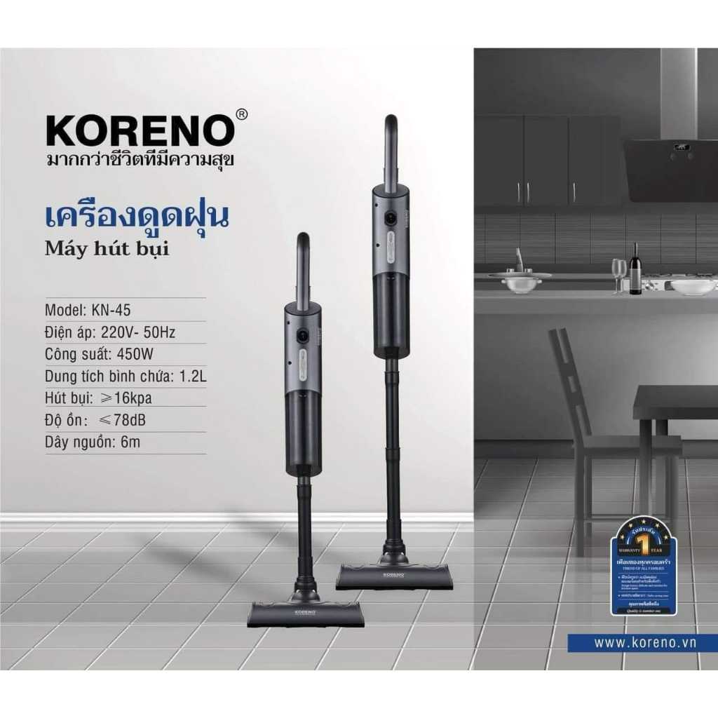 Máy hút bụi cầm tay Koreno Thái Lan KN-45 công suất hút 16000Pa, bảo hành 12 tháng